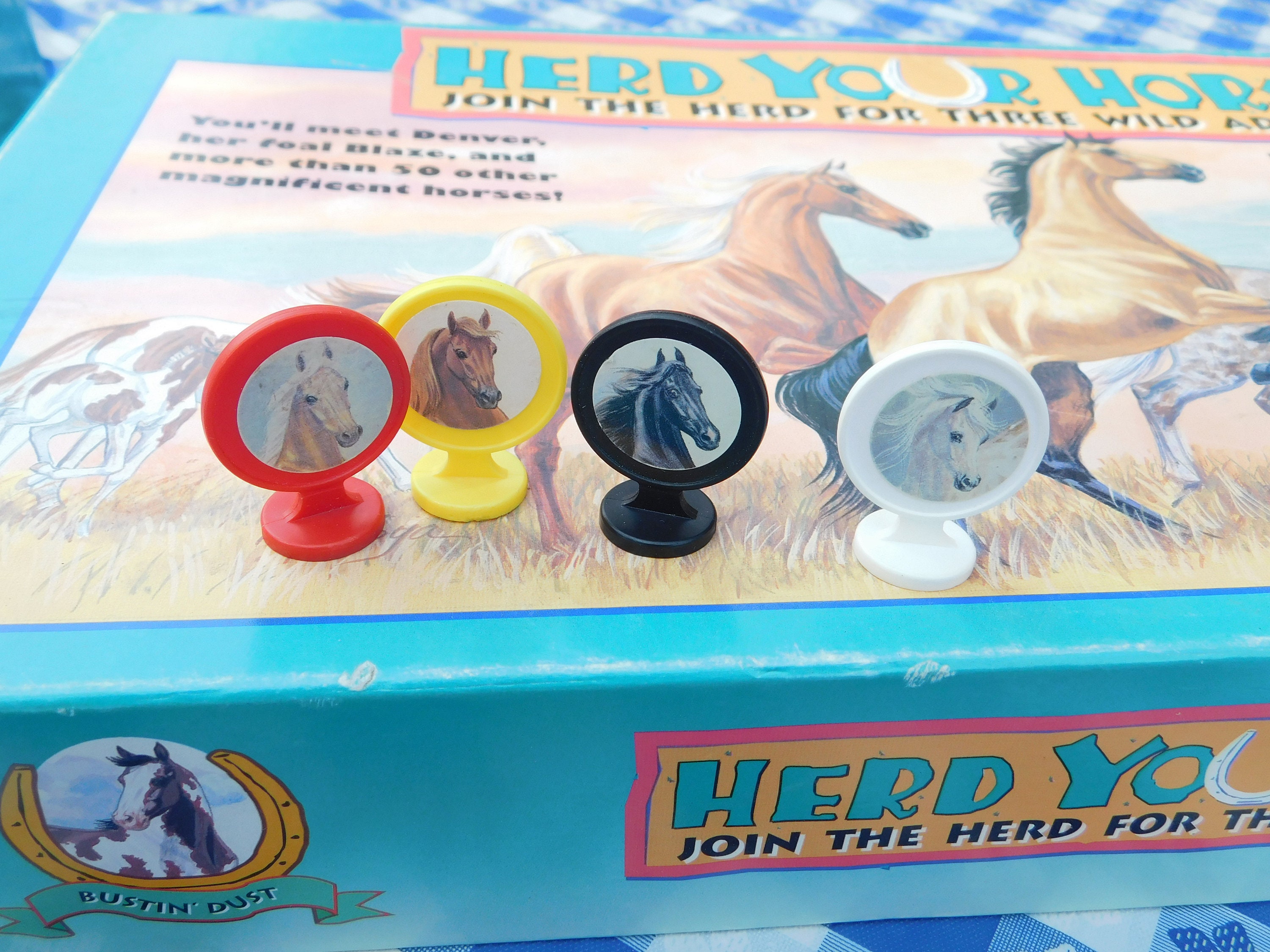 Heard Your Horses GAME PARTS Only 1993, Replacement Game Part