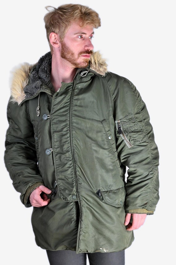 Vintage 1960's USAF N-3B Type Parka | Size M - Www.brickvintage
