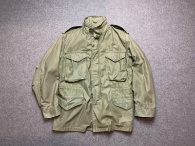 vintage 80s alpha industries military m65 jacket scovill | eBay
