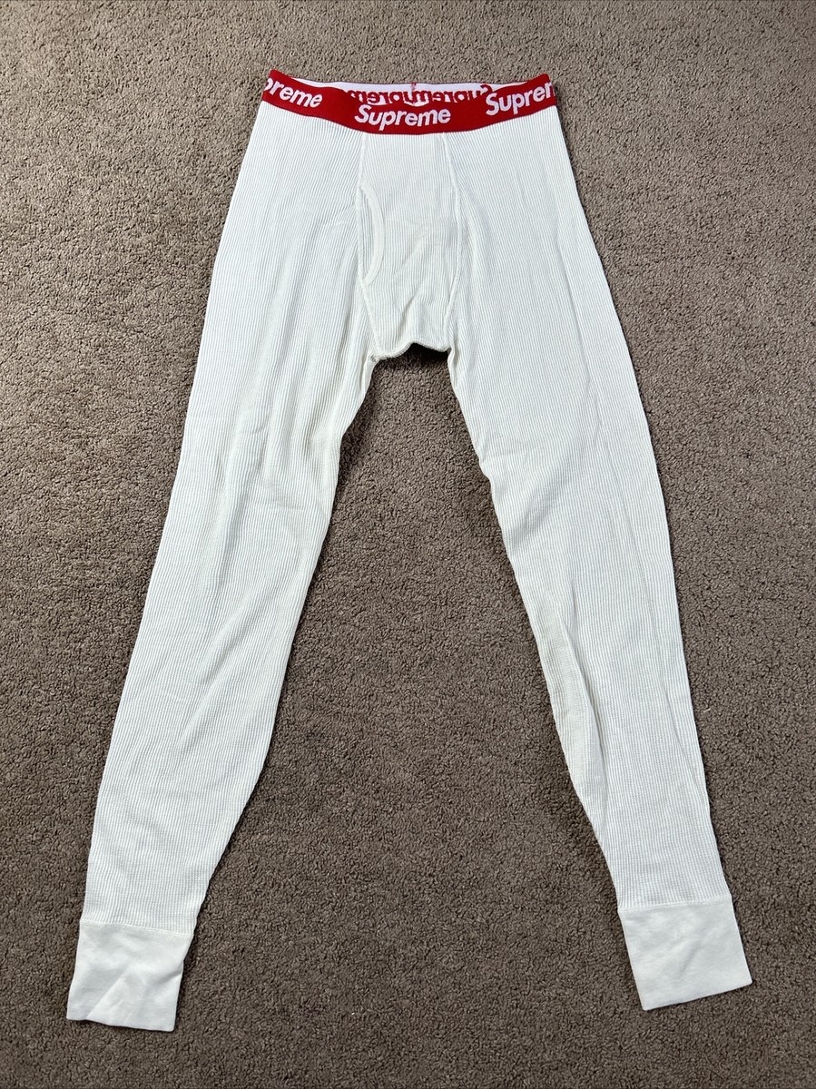 Supreme Hanes Beefy Thermal Pant Durable Soft Medium 34-36 New Out