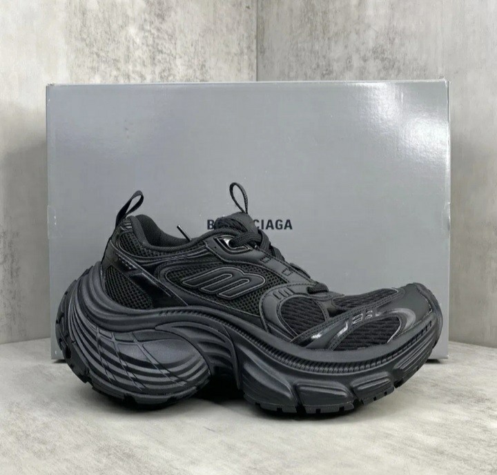 Balenciaga 10XL Black Sneakers Men Shoes Sz: us 11 Eu 44 | eBay