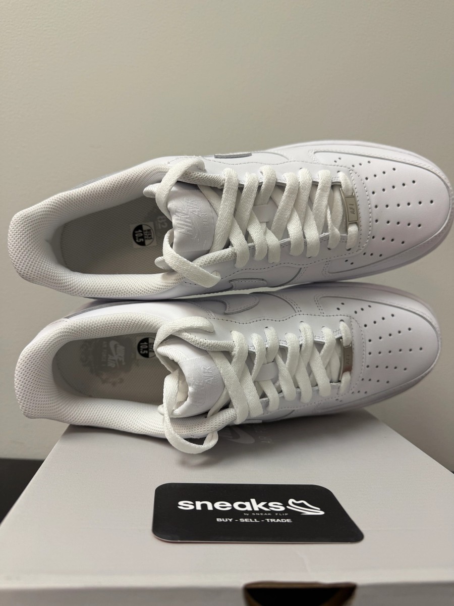 Size 13 - Nike Air Force 1 '07 Low Triple White for sale online | eBay