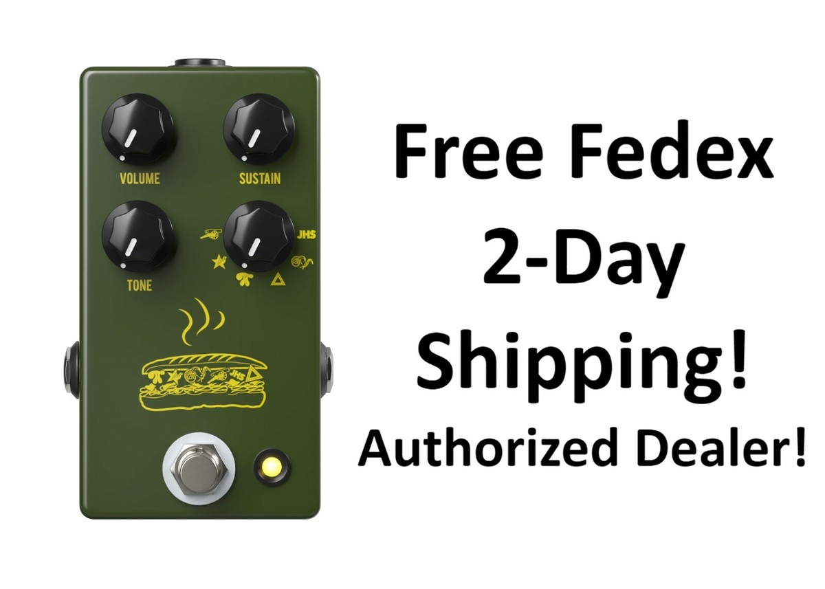 New JHS Muffuletta Army Green Fuzz Guitar Effects Pedal | eBay