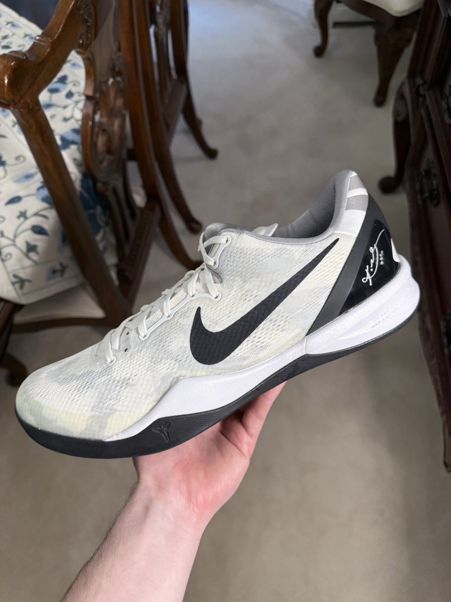 Size 14 - Nike Kobe 8 System TB White Black Brand New 599520-111