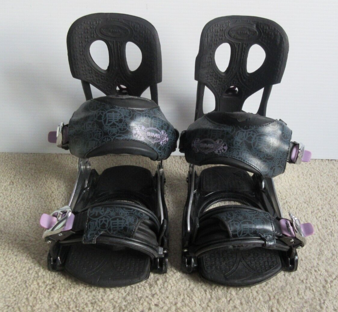 Sims Link Snowboard Bindings Size S/M | eBay