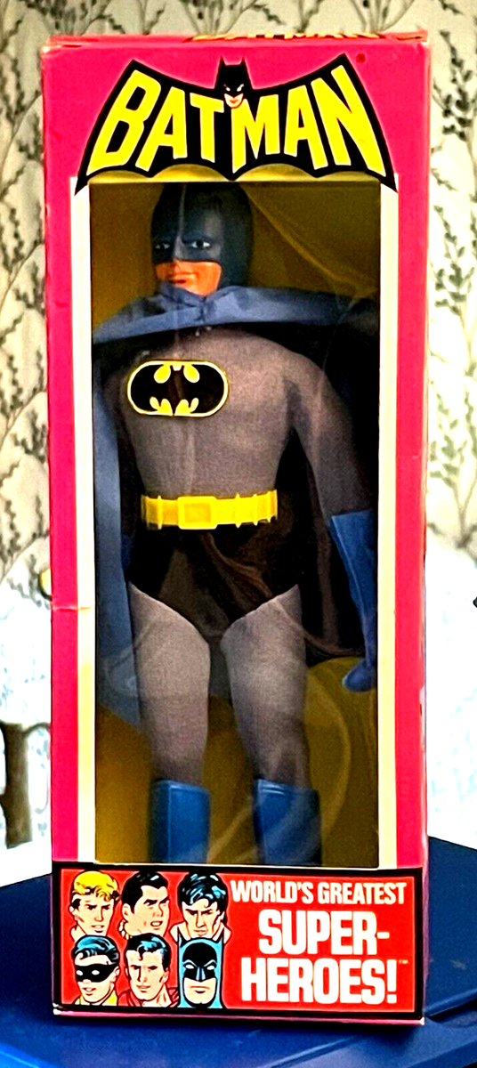 VINTAGE ORIGINAL MEGO / BATMAN ACTION FIGURE W/BOX 8 inch 1973