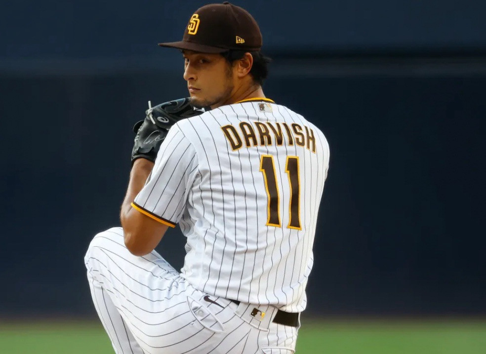 Nike Authentic San Diego Padres Yu Darvish #11 MLB Baseball Jersey