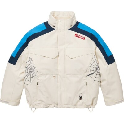 Supreme x Spyder Technical Jacket Stone White FW24 Men's Size