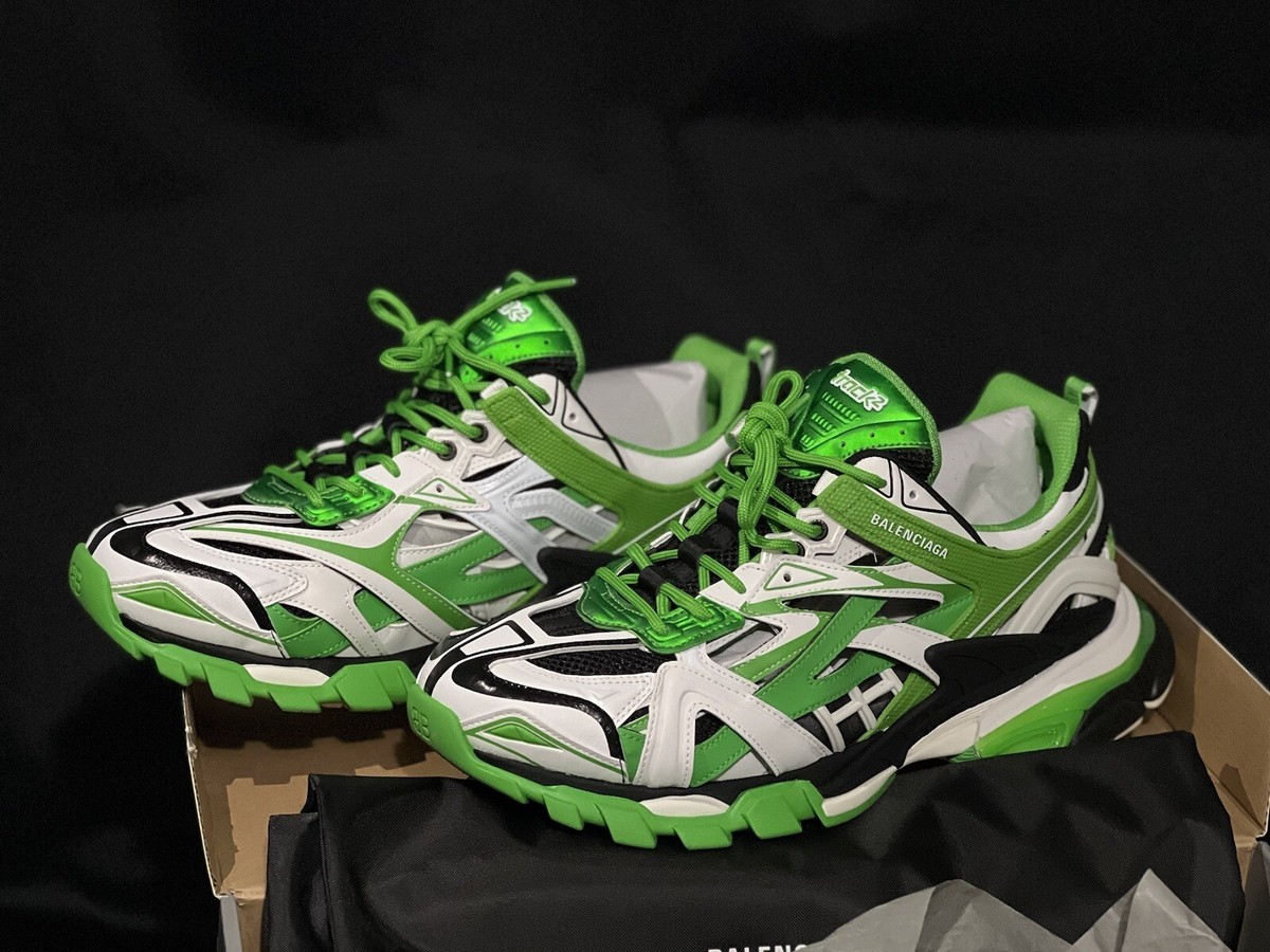 Balenciaga Track 2.0 Sneakers Green/White/Black | eBay