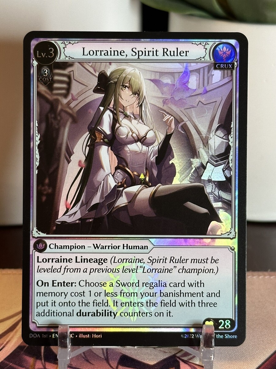 Grand Archive TCG Lorraine, Spirit Ruler FOIL Dawn Of Ashes 1st