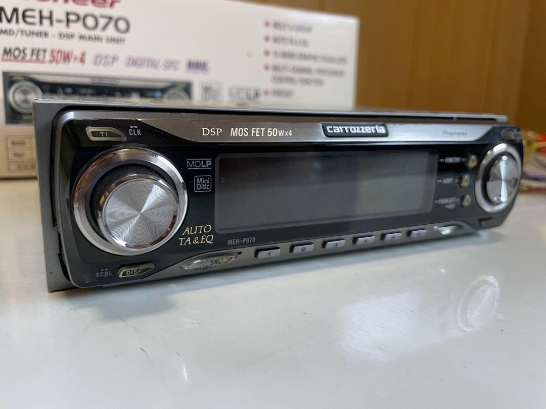 Pioneer Carrozzeria MEH-P070 MD Player Tuner DSP High-Quality