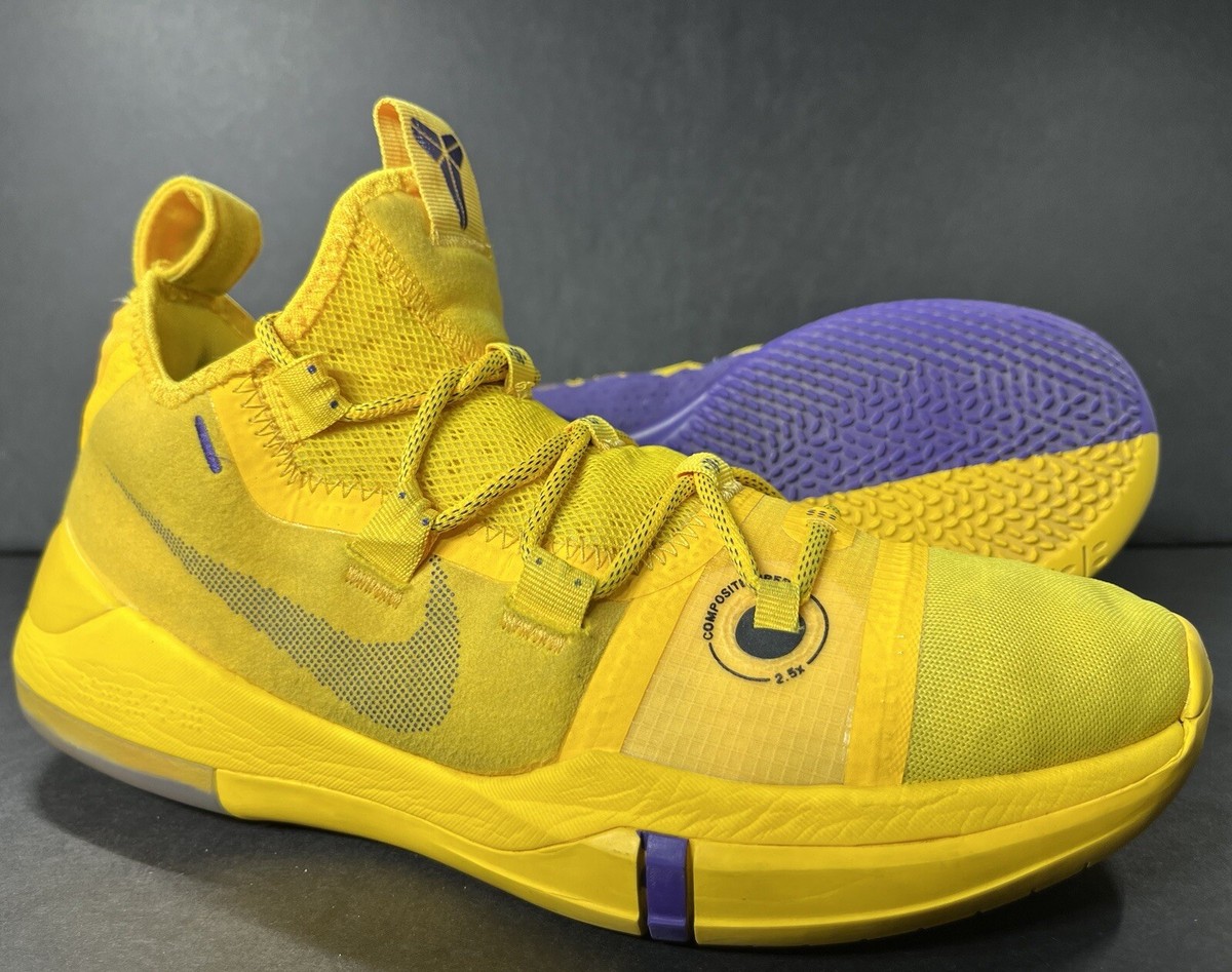 Nike Kobe A.D. Exodus 2018 Lakers Home Amarillo Yellow Court
