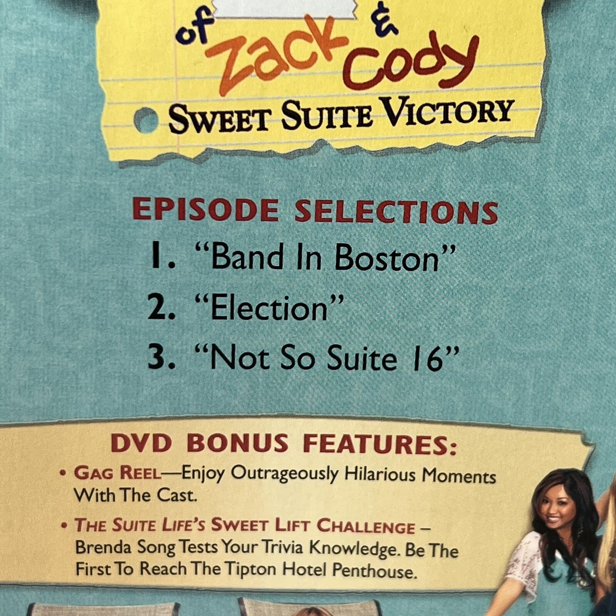 The Suite Life of Zack & Cody Sweet Suite Victory Dvd Like New
