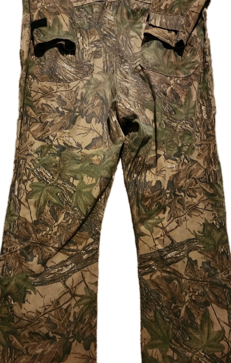 Vtg Cabelas Camo Hunting Coveralls Realtree 90s USA Made Jumpsuit