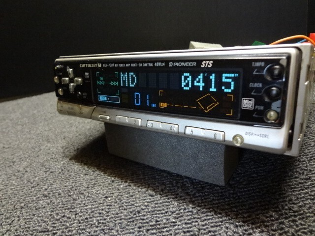 Pioneer Carrozzeria MEH-P707 1DIN Car Audio MD Player Operation