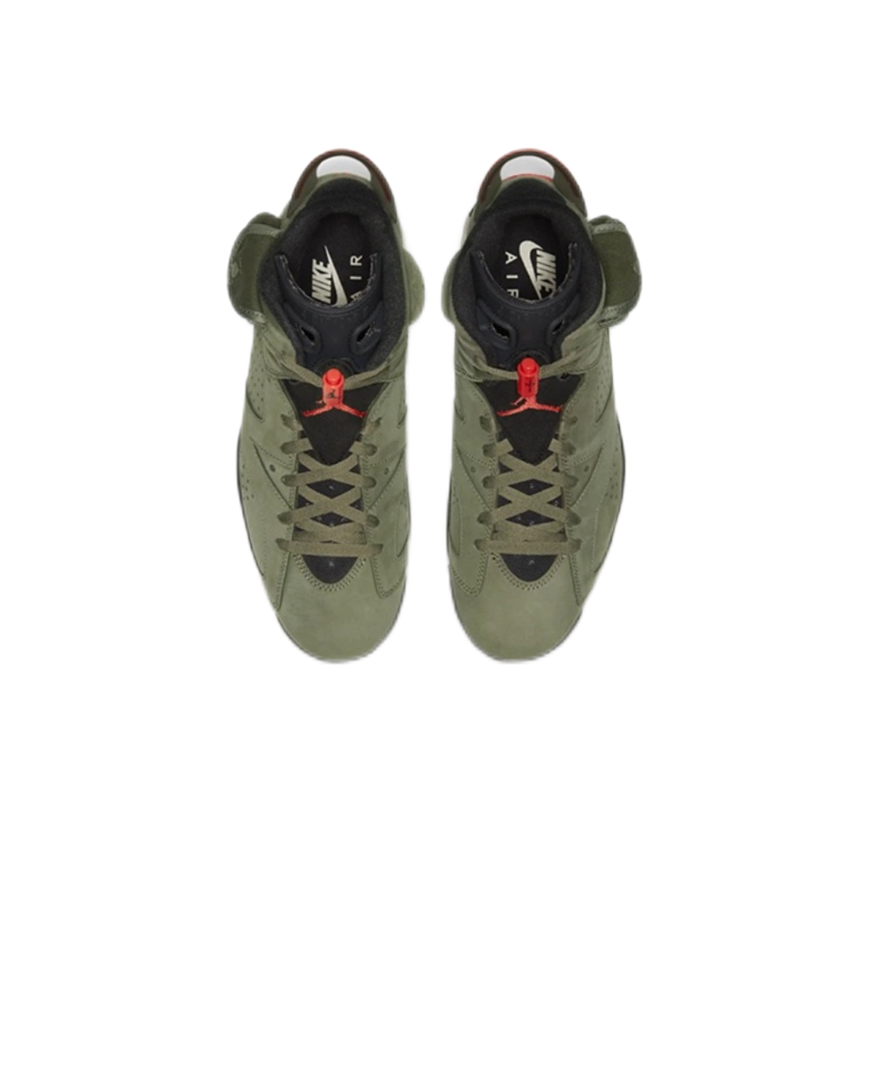 Nike Air Jordan 6 Retro x Travis Scott Mid Olive JordanⅥ AJ6 Ts