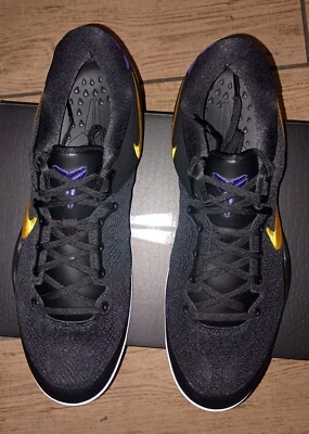 Kobe VIII Protro Black/University Gold-White FN0266-002 Size 7Y | eBay