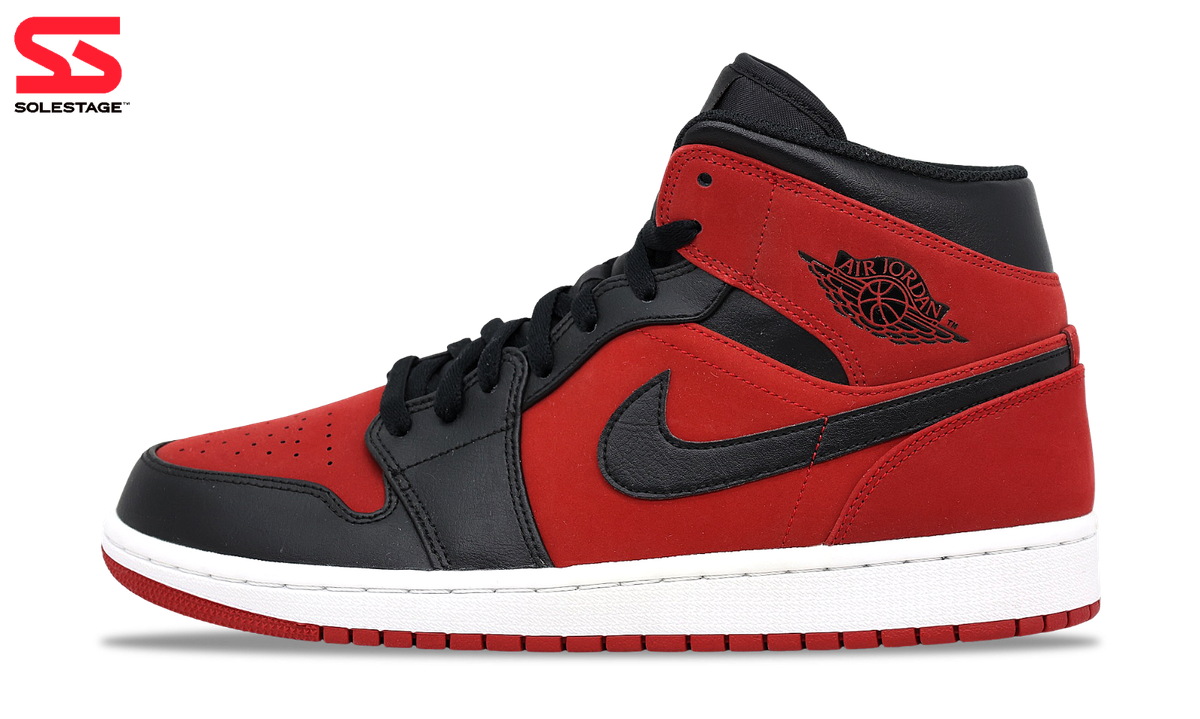 Nike Jordan 1 Mid Reverse Banned 2018 (554724-610) Men's Size 8-11