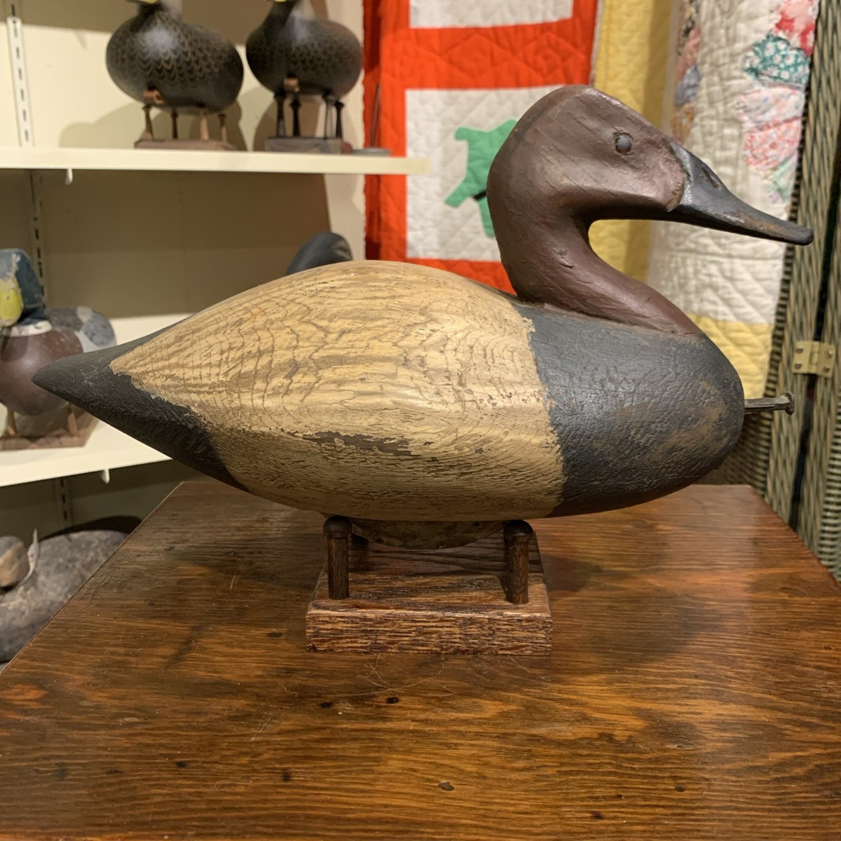 Nicely Done Copy of a Lee Dudley Vintage Canvasback Duck Decoy