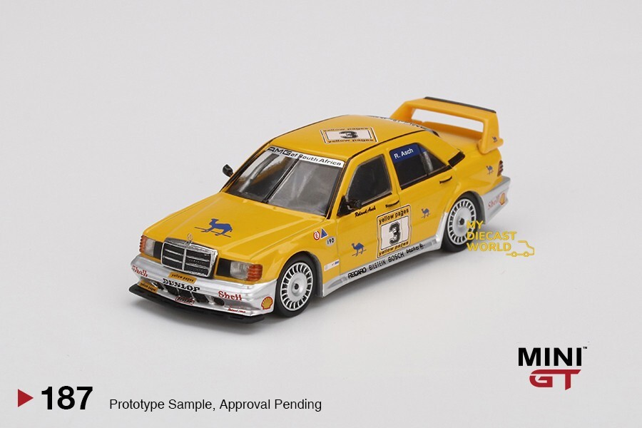 1:64 TSM Mini GT 187 Mercedes-Benz 190E 2.5-16 Evolution II #3