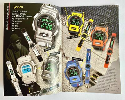 Vintage 1997 Casio G Shock Wrist Watch Retail Store Catalog Guide
