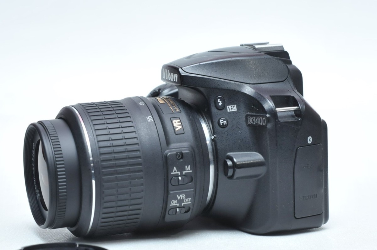NIKON D3400 24.2MP DIGITAL SLR CAMERA W/18-55mm VR LENS | eBay