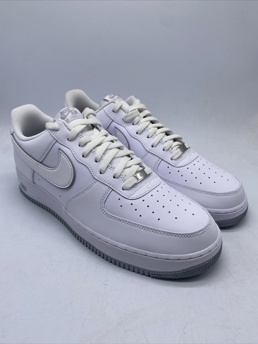 Nike Air Force 1 07 White Wolf Gray 2022 DV0788-100 Men's Size 15