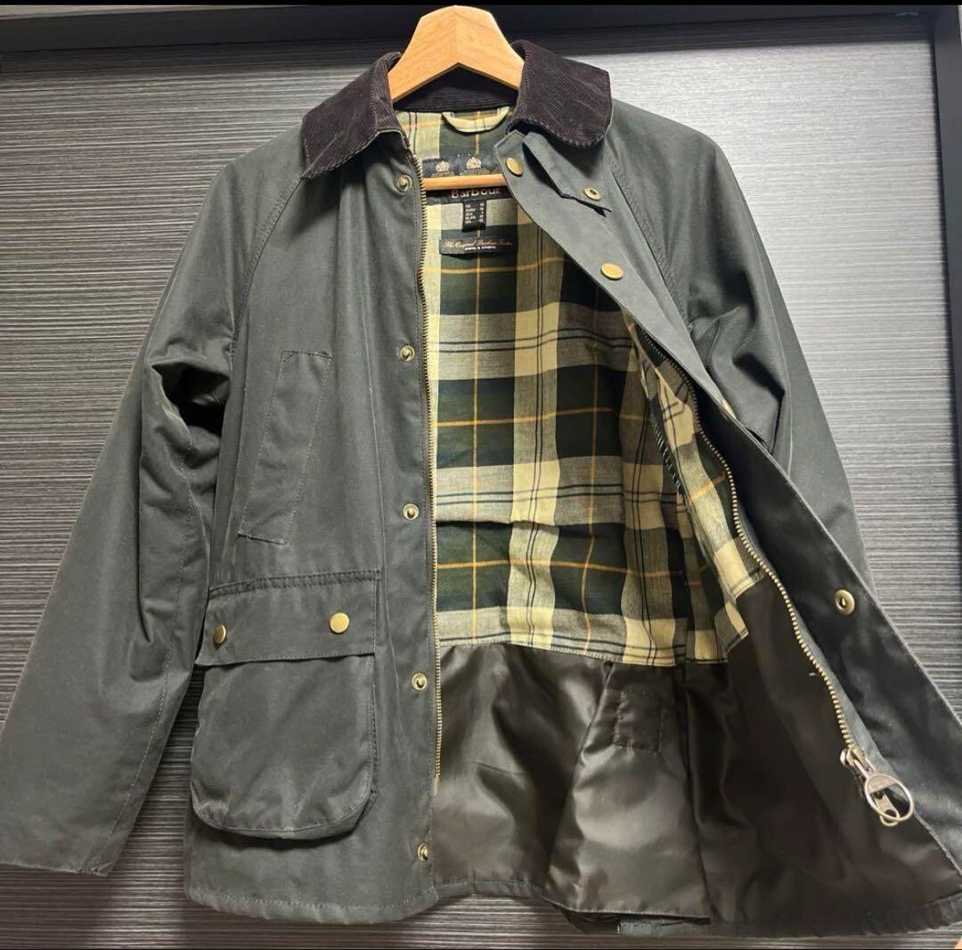 Barbour BEDALE Waxed Cotton Jacket Men's Sage Size 36 US:6 UK:10