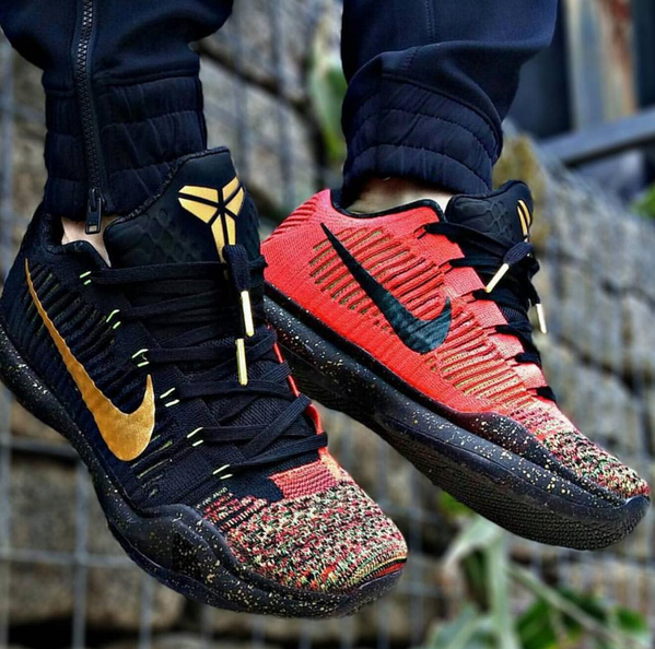 Nike Kobe 10 X Elite Low Xmas Christmas 5 Rings 802560-076 Size