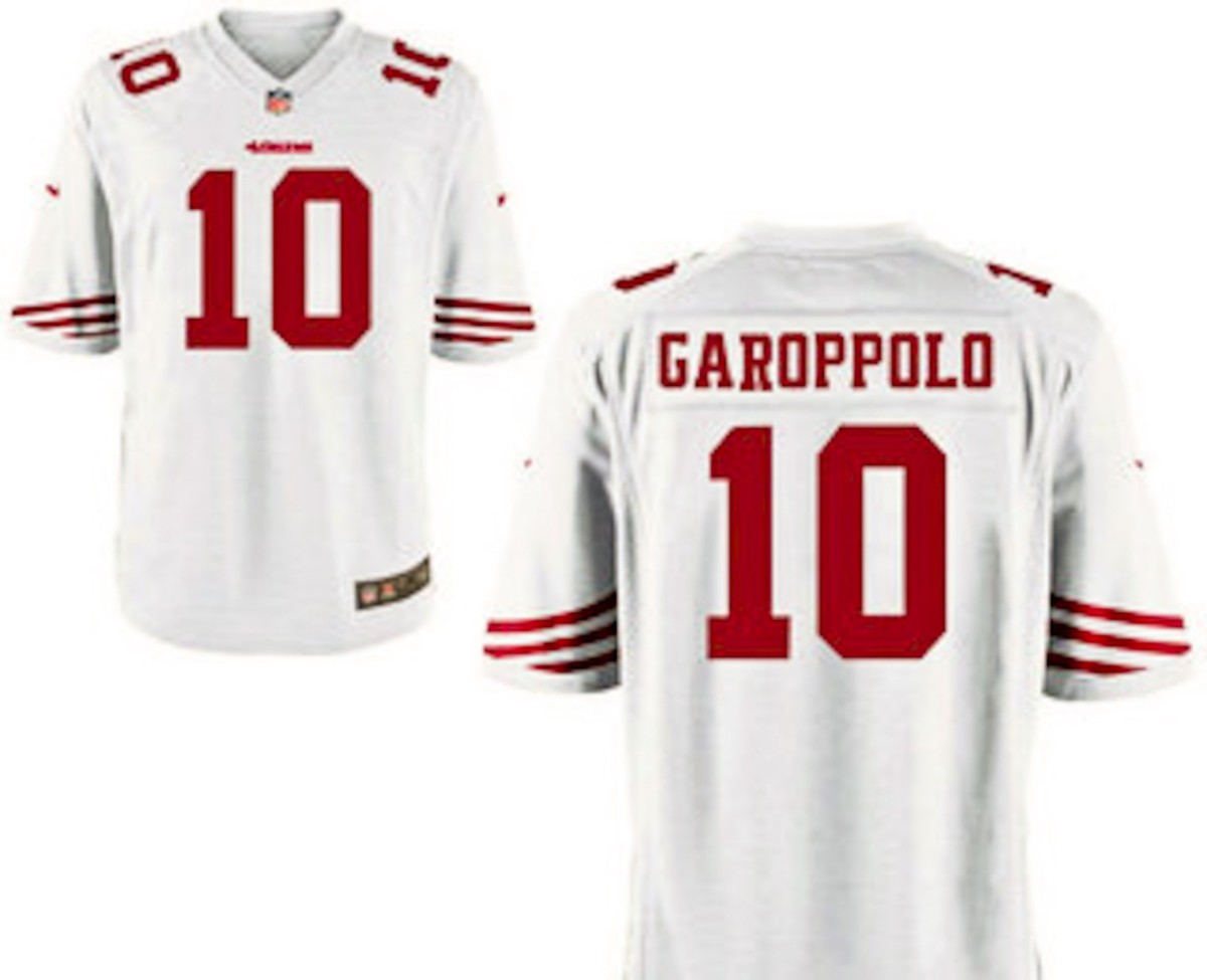 ⭐︎新品NY購入 NFL 49ers GAROPPOLO ユニフォームLサイズ ⭐︎新品NY