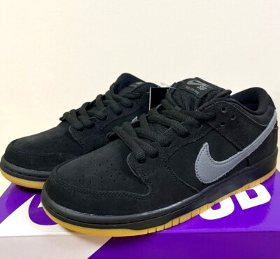 Nike SB Dunk Low Pro BQ6817-010 Black Fog Gum Light Grey men's | eBay