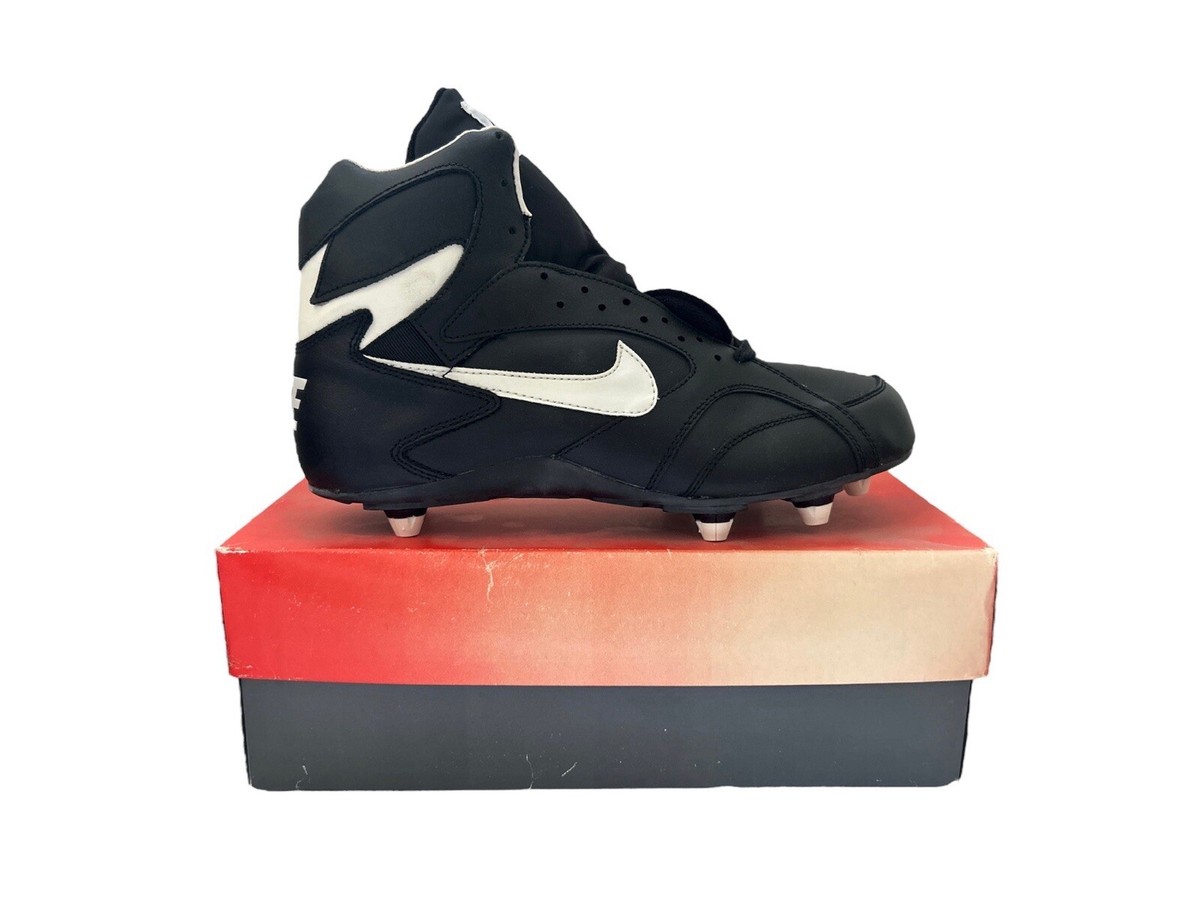 vintage nike open field high top football cleats shoes mens size 8