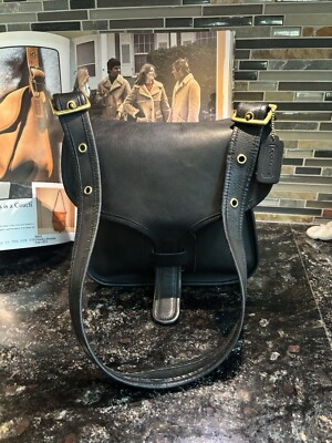 Coach Courier Vintage Bonnie Cashin Bag Glovetanned Leather 8920