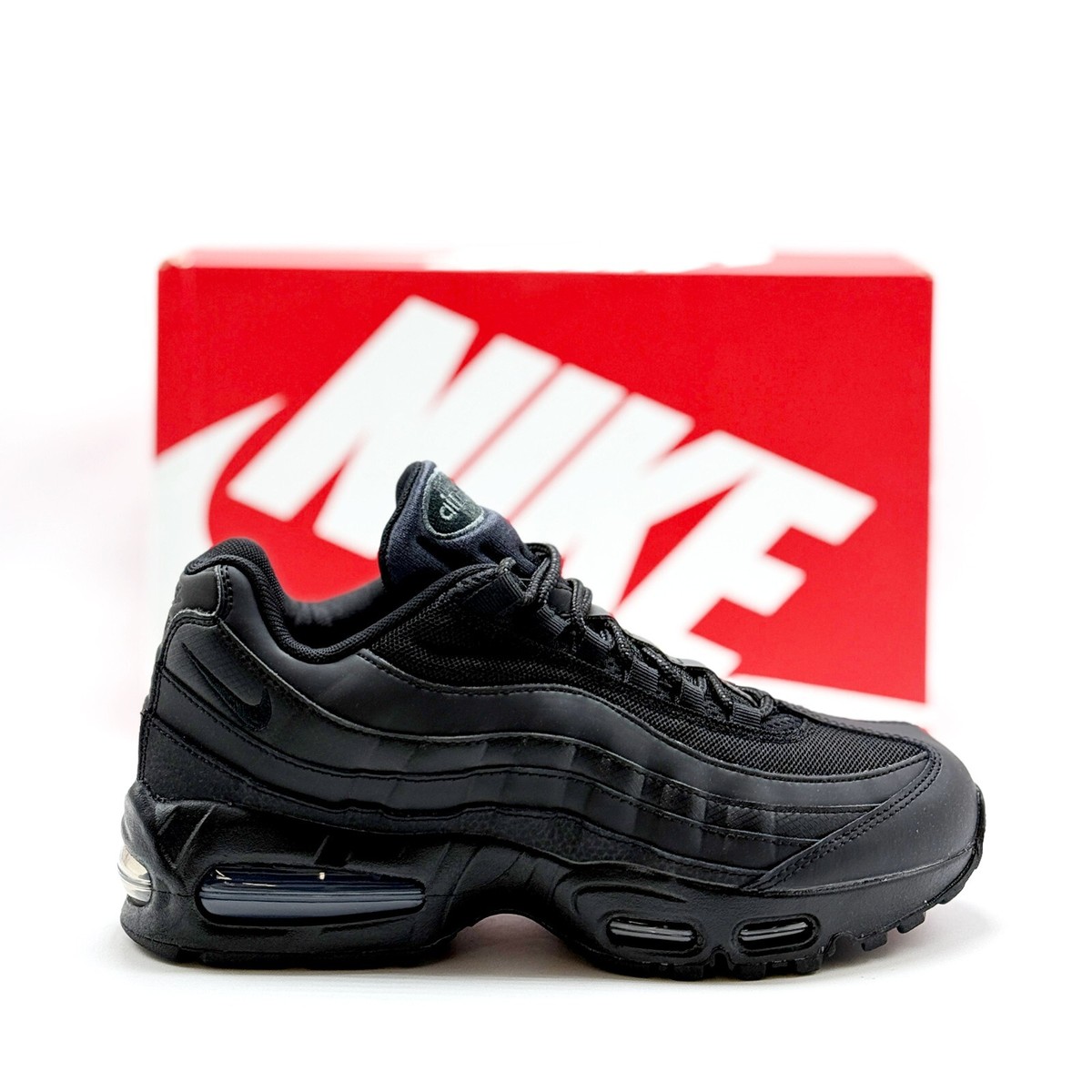 NEW* MEN NIKE AIR MAX 95 OG Triple BLACK (HM8755 001), SZ 8.0