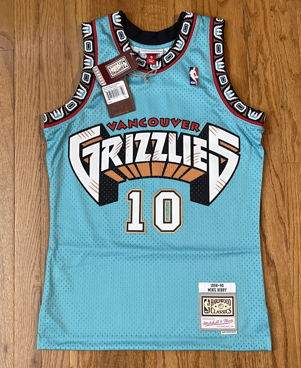 Mike Bibby #10 Vancouver Grizzlies Mitchell & Ness Swingman Jersey