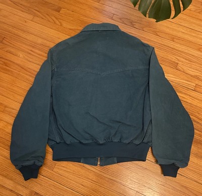 Vintage Men's Large Carhartt Santa Fe Western Aztec Lined Jacket