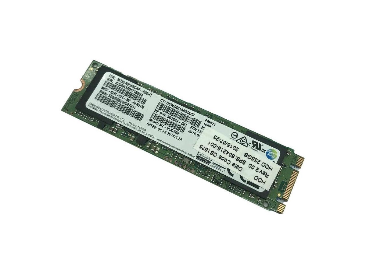 ✔️ Samsung M.2 SATA 256GB SSD Solid State Drive MZNLN256HCHP