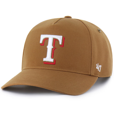 Texas Rangers Carhartt x 47 Brand Hitch Snapback Hat Mens Cap MLB