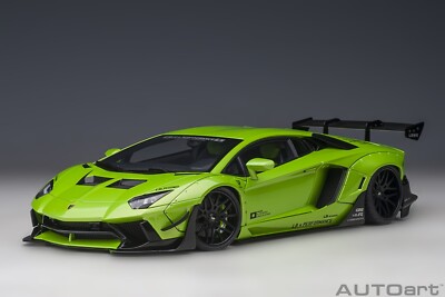 LIBERTY WALK LB-WORKS LAMBORGHINI AVENTADOR PEARL GREEN 1:18 by