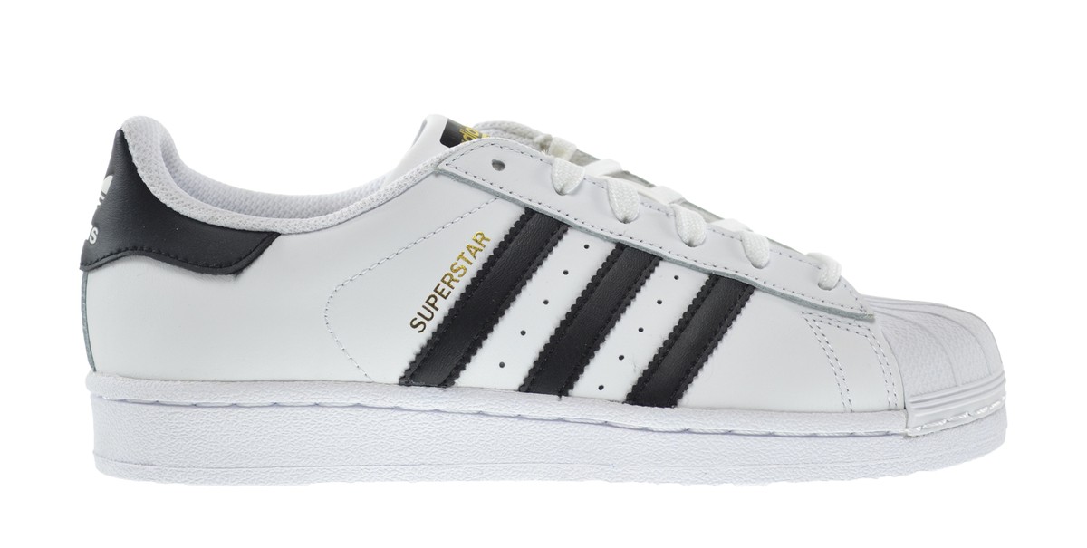 Adidas Superstar J Big Kids Shoes Running White Ftw-Core Black