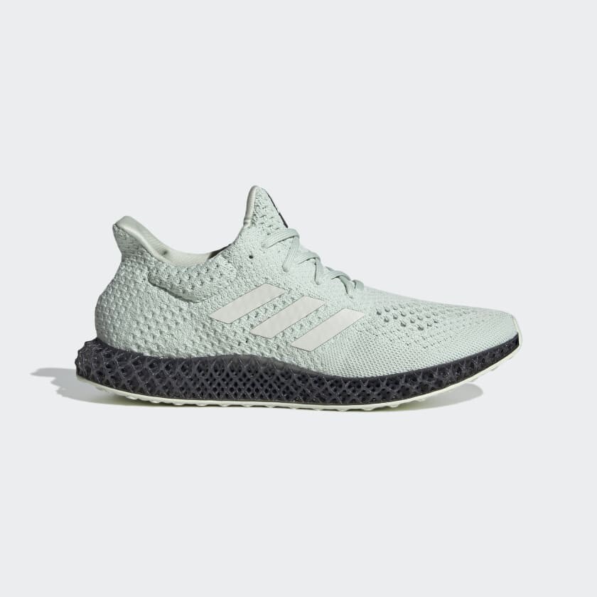 NIB DS Adidas 4D Futurecraft Running Shoes Linen Green Carbon Mens