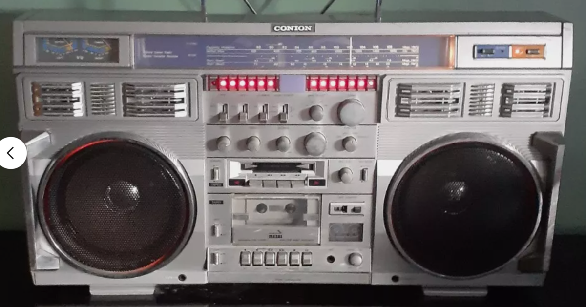 Conion C-100F Boombox Vintage Radio RECORDER CASSETTE PLAYER