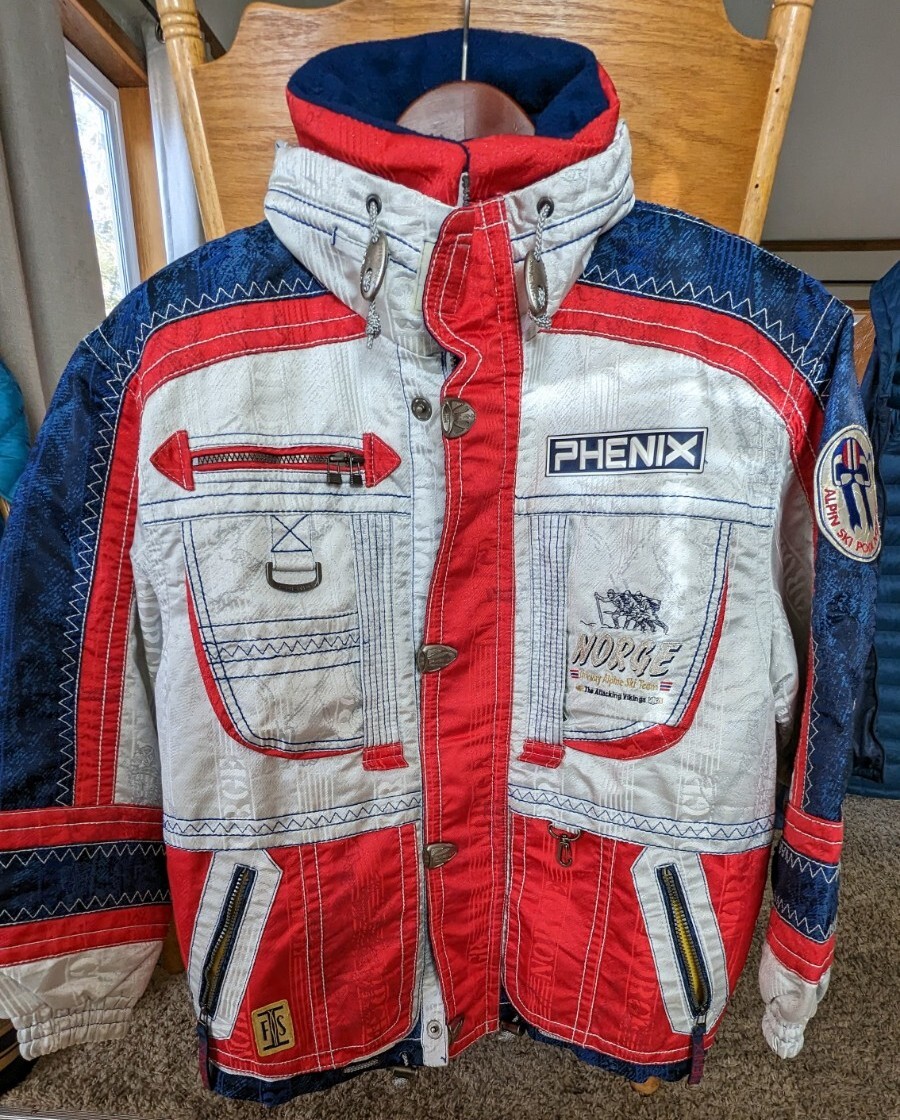 Vintage Phenix Norge Official Norwegian Alpine Ski Team Jacket