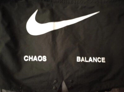 NIKE x Undercover Chaos Balance Black Fishtail Parka w/ 2-in-1