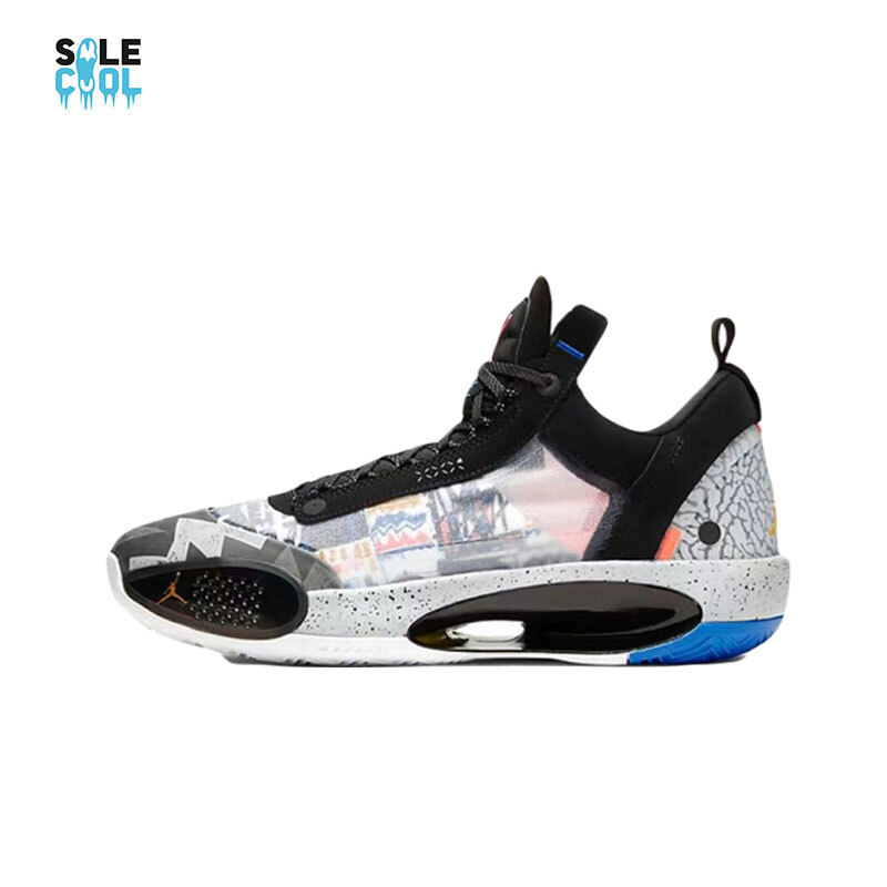 Nike Air Jordan XXXIV 34 Low EP Heritage Men's Black Multicolor