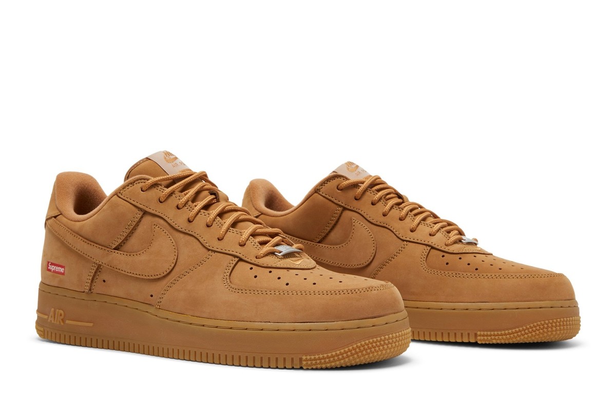 Nike Supreme x Air Force 1 Low SP Box Logo - Wheat DN1555-200 | eBay