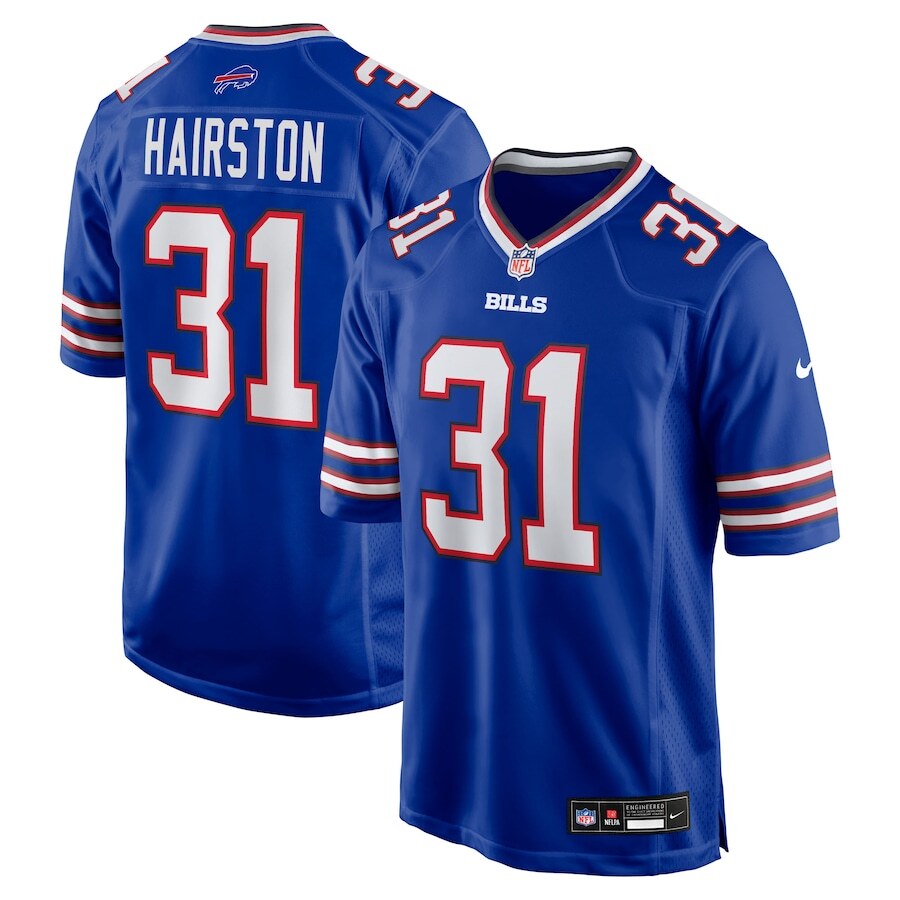 Buffalo Bills Maxwell Hairston #31 Nike Royal Blue Official NFL