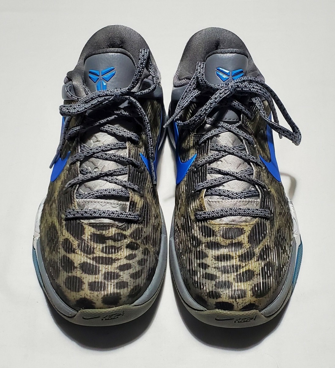 Nike Zoom Kobe 7 System Snow Leopard Size 7.5 488371-006 *SEE