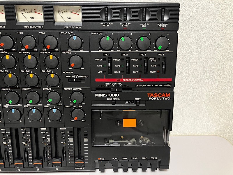 タスカム☆ジャンク品ミニスタジオPORTA TWO☆カセットMTR送料無料
