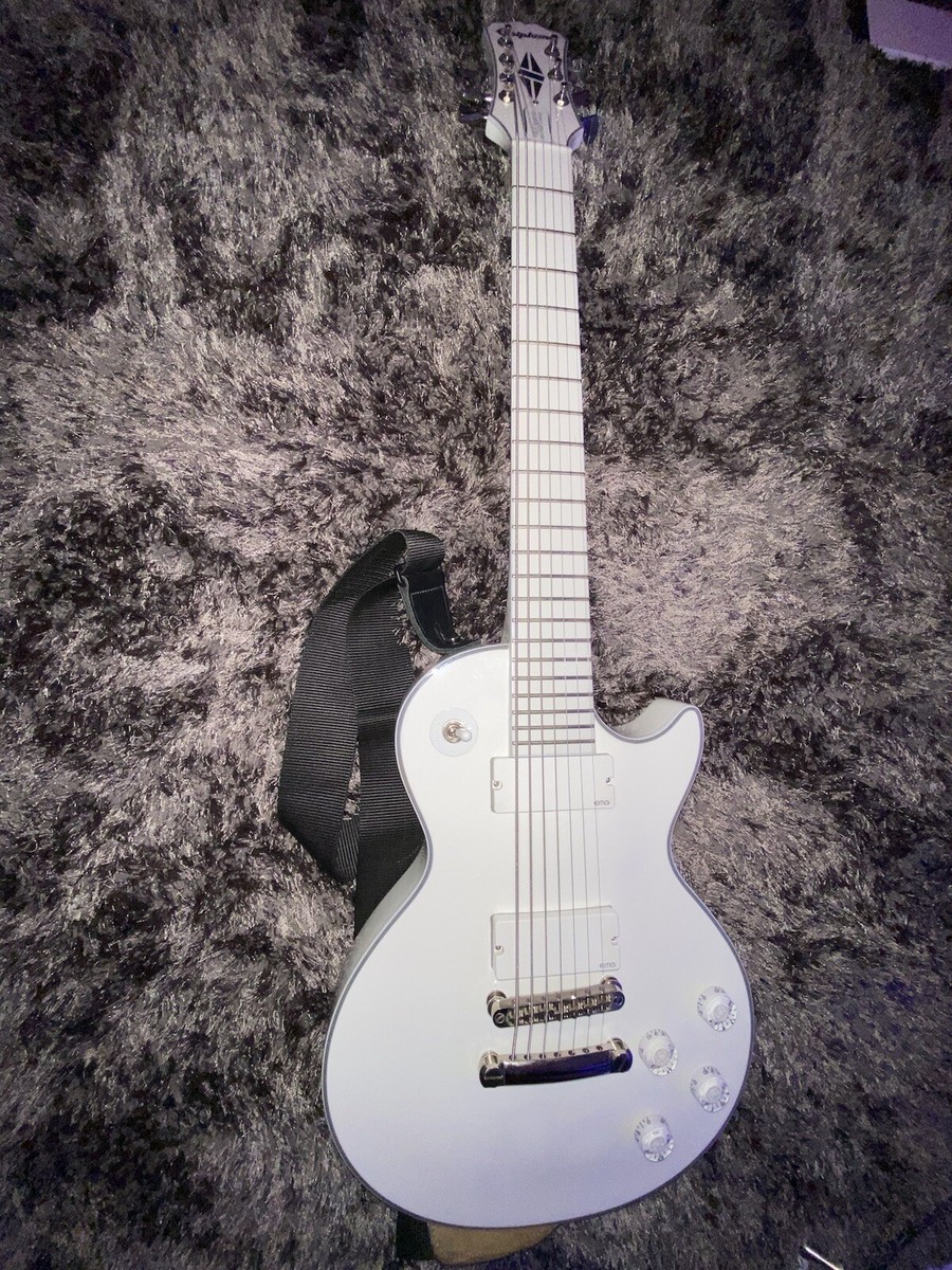 Epiphone MKH Snowfall Les Paul Custom 7 String | eBay